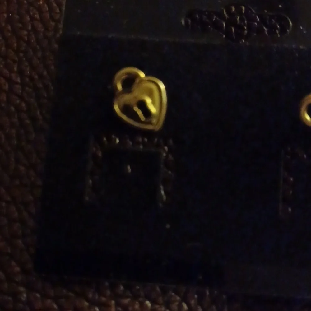 ❤️3/$10❤️ NWOT Pad Lock Earrings - Picture 2 of 3